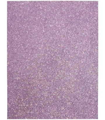Bright Creations 24-Sheet Glitter Cardstock Paper DIY Art & Craft, Purple, 11" x 8.5"