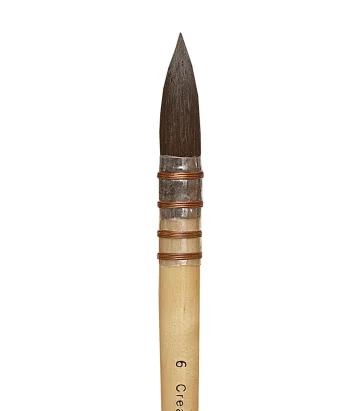 Creative Mark Harmony Blue Squirrel Quill Watercolor Brushes - Professional Watercolor Brushes for Artists - Handcrafted Full Bellied Watercolor Quill